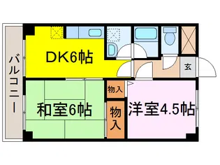 ダイワプラザ古河【2階】の間取り
