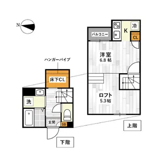 ADC本荘ハレイワ【2階】の間取り
