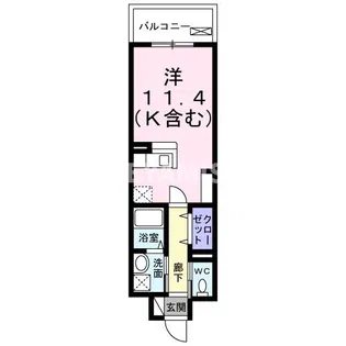 デスパシオ【3階】の間取り