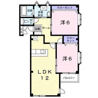 ジュライテン【2階】の間取り