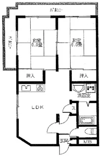 ハイクレスト宮之阪【2階】の間取り