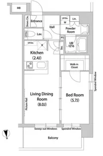 東京都千代田区神田錦町2【マンション】の間取り