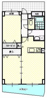 レジェンダ泉中央【2階】の間取り