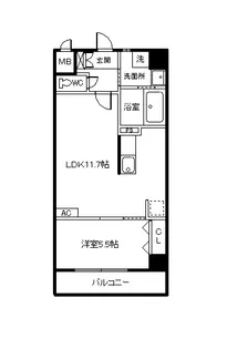 NORTIK川中【4階】の間取り