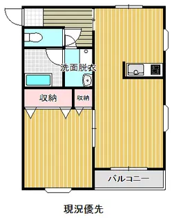 プラザわかみやI【1階】の間取り