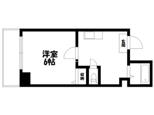 エリーフラッツ西京極【4階】の間取り
