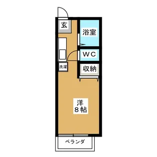 ベルウッドハイム【2階】の間取り