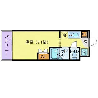 スチューデントハイツ代々木上原【1階】の間取り