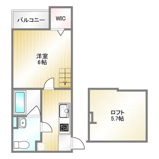 ルネッタ新長田【2階】の間取り