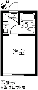 ジョイフル三ツ沢B棟【1階】の間取り