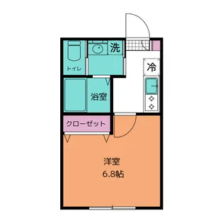Comfort shore【1階】の間取り