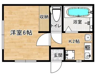 東京都西東京市南町2【アパート】の間取り