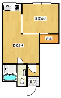 タツミマンション【2階】の間取り
