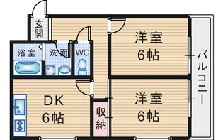 シンシア曽根西町レジデンス【3階】の間取り