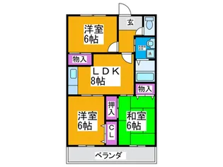 田中マンション【3階】の間取り