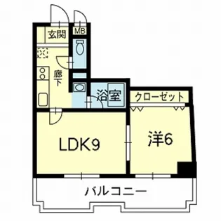ライズオークス通り【5階】の間取り