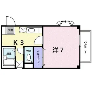 新興ハイムII【2階】の間取り