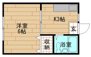 戸田ハイツ【1階】の間取り