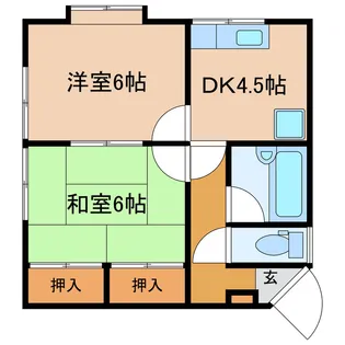 ホワイトハイツ【2階】の間取り
