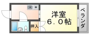 ゼウス千里山【4階】の間取り