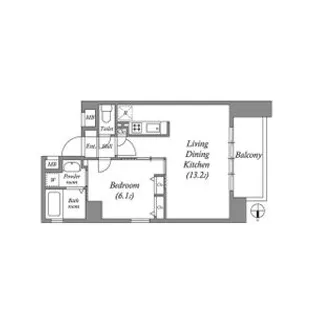 大阪府大阪市北区天満2【マンション】の間取り