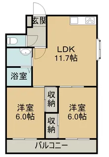 アルテ幕張【3階】の間取り