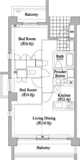 プライムメゾン武蔵野の杜【2階】の間取り