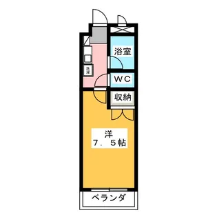 湯口マンション【2階】の間取り