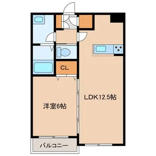 フトゥーラ日吉【3階】の間取り