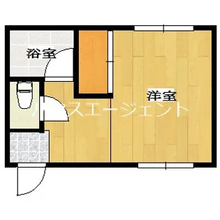 栗原コーポ【1階】の間取り