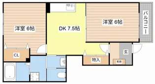 ルミナス日吉台【1階】の間取り