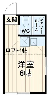 ユナイト本牧ロジータの瞳【1階】の間取り