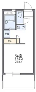 1Kの間取り画像