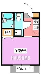 メゾン不二【2階】の間取り