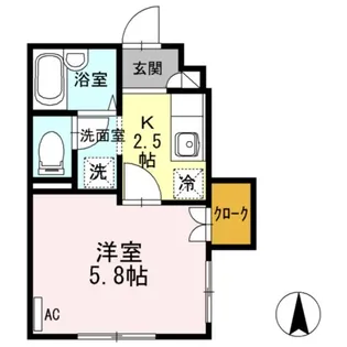 フローラ【1階】の間取り