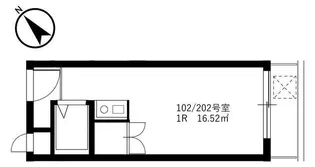 モダンアパートメント町田【1階】の間取り