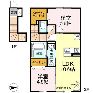 サンプレイス神田B【2階】の間取り