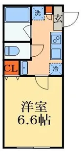 プレジール星久喜【1階】の間取り