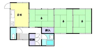 山梨県山梨市七日市場【一戸建】の間取り