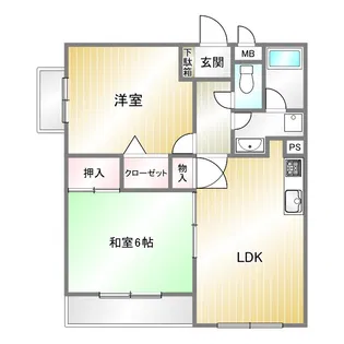 Regulus須磨寺【3階】の間取り