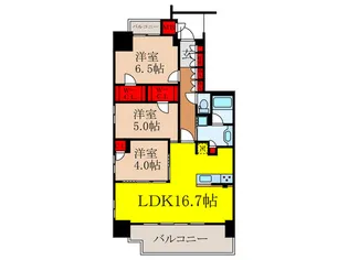 クレヴィア池田【3階】の間取り