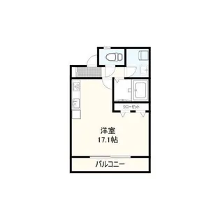 Fiore棟高【1階】の間取り