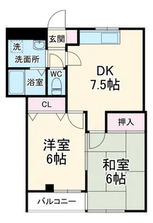 レジデンスおゆみ野【2階】の間取り