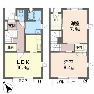 ロンダトーネ【1階】の間取り