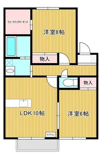 セジュールマーシュ【2階】の間取り