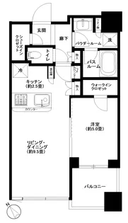 シティタワー武蔵小山【31階】の間取り