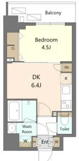 S-RESIDENCE新宿早稲田avelis【10階】の間取り