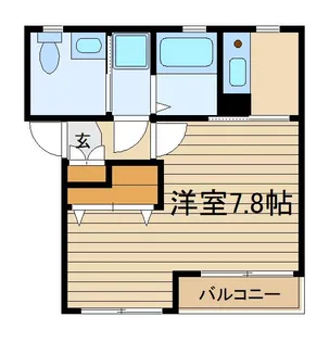 KシャトレII【1階】の間取り