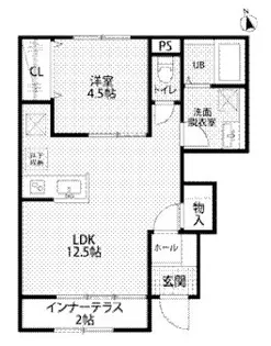 リーブルファイン幸手駅II【1階】の間取り