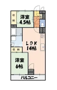 神奈川県川崎市麻生区細山1【マンション】の間取り